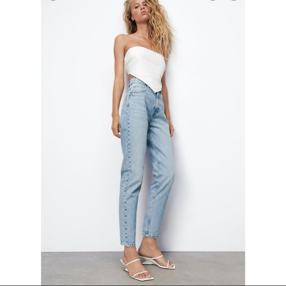 Zara Light Blue High Rise Women's Jeans